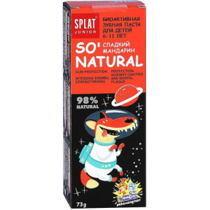 Сплат юниор зубная паста 55мл/73г 6-11лет сладкий мандарин