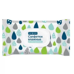 Комфорте салфетки влажные антибактериальные №15