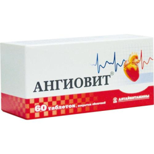 Ангиовит таблетки покрытые оболочкой №60