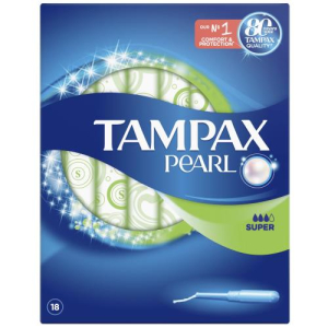 Тампакс перл тампоны №18 супер с апплик