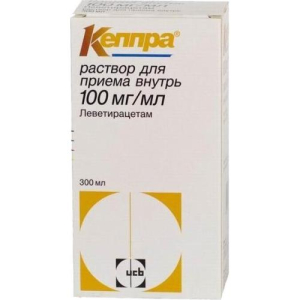 Кеппра раствор для приема внутрь 100мг/мл 300мл