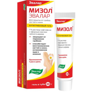 Эвалар мизол гель 1% 30г