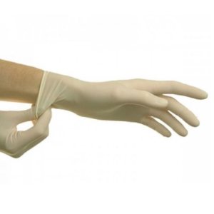 Перчатки смотровые латексные стерильные р.м