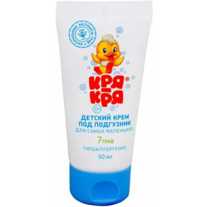 Кря-кря крем детский под подгузник 50мл д/самых маленьких 7 трав