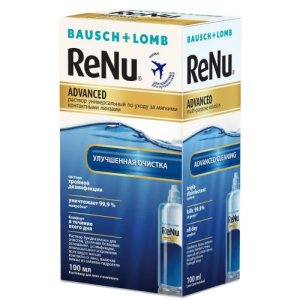Реню адвансед раствор для линз 100мл с контейнером