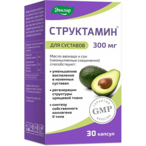 Эвалар структамин капсулы 300мг 1300мг №30 бад