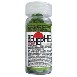 Вечернее биокор таблетки 180мг №60 бад