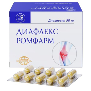 Диафлекс ромфарм капсулы 50мг №100