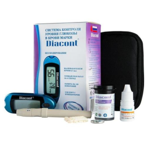 Диаконт компакт глюкометр система контроля уровня глюкозы в крови