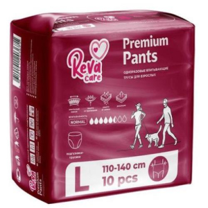 Рева кэа подгузники-трусы для взрослых №10 лардж (l)