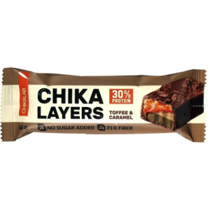 Чикалаб chika layers батончик 60г соленая карамель+арахис глазированный  [chikalab]