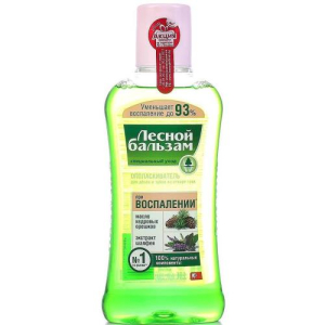 Лесной бальзам ополаскиватель для полости рта 400мл с шалфеем маслом кедровых орешков