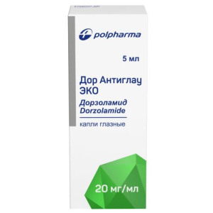 Дор антиглау эко капли глазные 20мг/мл 5мл №1