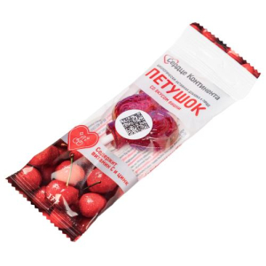 Сердце континента петушок леденц карамель 17г вит с+цинк вишня