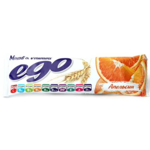 Эго батончик-мюсли 25г апельсин