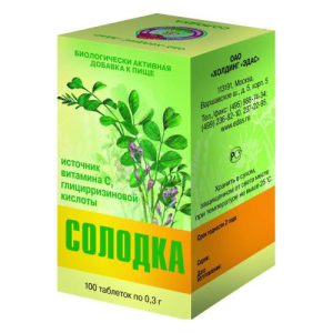 Солодка таблетки 300мг №100