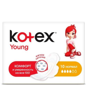 Котекс прокладки янг ультра нормал сетч. №10 [kotex]