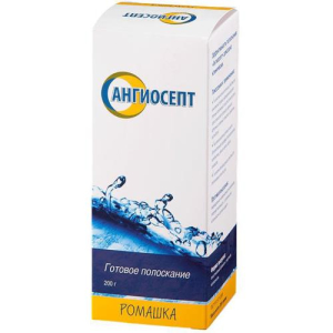 Ангиосепт полоскание для полости рта 200мл готовое ромашка