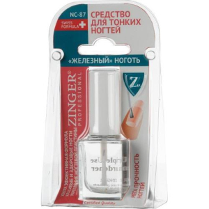 Зингер средство 12мл железный ноготь для тонких ногтей /арт nc87/  [zinger]