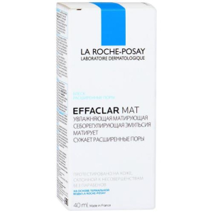 Ля рош-позе эфаклар мат эмульсия 40мл себорег увлажн матирующая