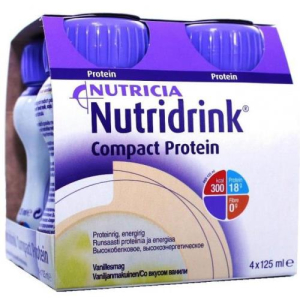 Нутридринк компакт протеин смесь для энтерального питания 125мл №4 ваниль