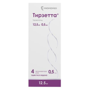 Тирзетта раствор для подкожного введения 12,5мг 0,5мл №4