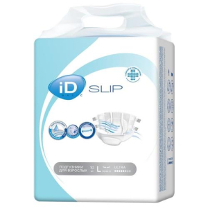 Айди базик слип подгузники для взрослых №10 ультра р.l