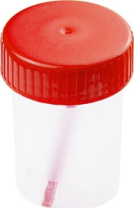 Генезис контейнер для анализов 60мл стерильный с ложкой