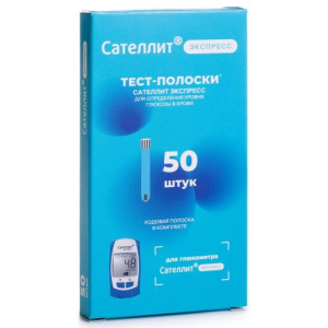 Сателлит экспресс тест-полоска №50 пкг-03