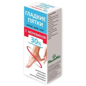 Гладкие пятки крем для ног 30% 75мл с мочевиной