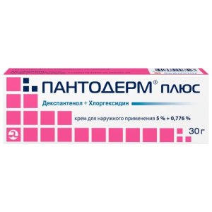 Пантодерм плюс крем для наружного применения 5% + 0.776% 30г