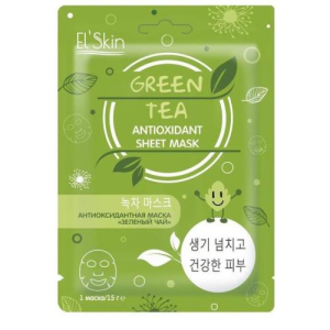 Элскин маска для лица 15г антиоксидантная зеленый чай /арт.es-902/