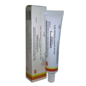 Стрептоцид мазь для наружного применения 10% 30г