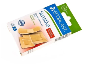 Экопласт пластырь медицинский №16 sensitive набор нетканый