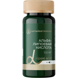 Альфа-липоевая кислота алтайвитамины капсулы 100мг 416мг №60 бад