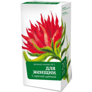 Алтай фиточай 2г №20 д/женщин с красной щеткой №1