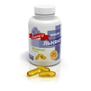 Реалкапс масло льняное первый холодный отжим капсулы 1000мг №60