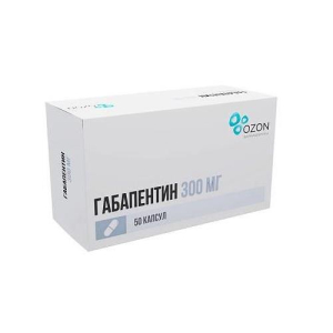 Габапентин капсулы 300мг №50/ОЗОН