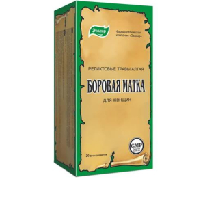 Эвалар боровая матка трава резано-прессованная 2г №20 д/женщин бад