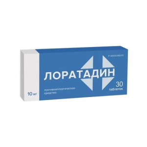 Лоратадин таблетки 10мг №30/фармакор