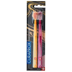 Курапрокс набор зубных щеток №2 ультра софт (cs5460/2 duo marble 2023)  [kuraprox]