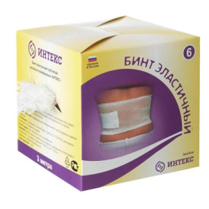 Интекс бинт эластичный трубчатый 3м №6