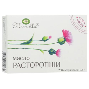 Мирролла экстра верджин капсулы 300мг №200 масло расторопши