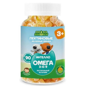 Ми-ми-мишки пастилки жевательные 2000мг №90 омега 3-6-9(бад)