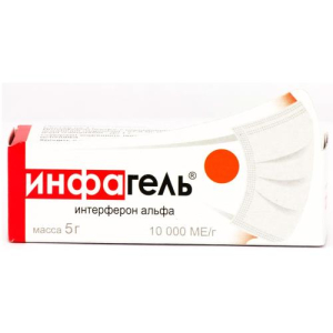Инфагель гель для местного и наружного применения 10000 ме/г 5г