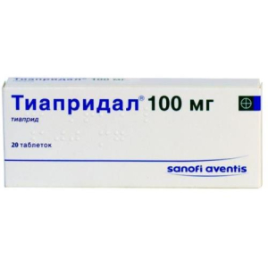 Тиапридал таблетки 100мг №20