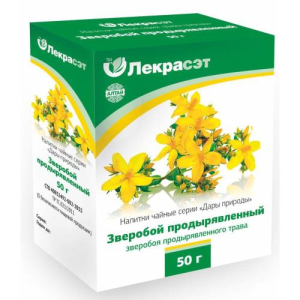 Дары природы зверобой трава 50г. чайн. напиток /лекра-сэт/