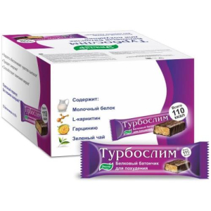 Эвалар турбослим батончик белковый 50г №12 д/похудения