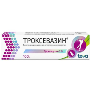 Троксевазин гель для наружного применения 2% 100г