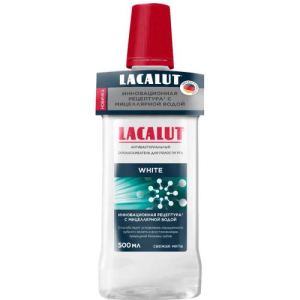 Лакалют вайт ополаскиватель для полости рта 500мл а/бактер